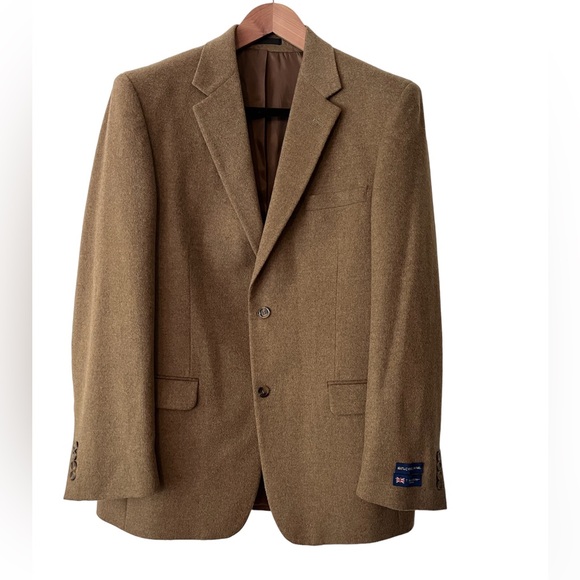 NWT T. Harris London Camel Hair Sports Coat 42LG - Picture 1 of 8